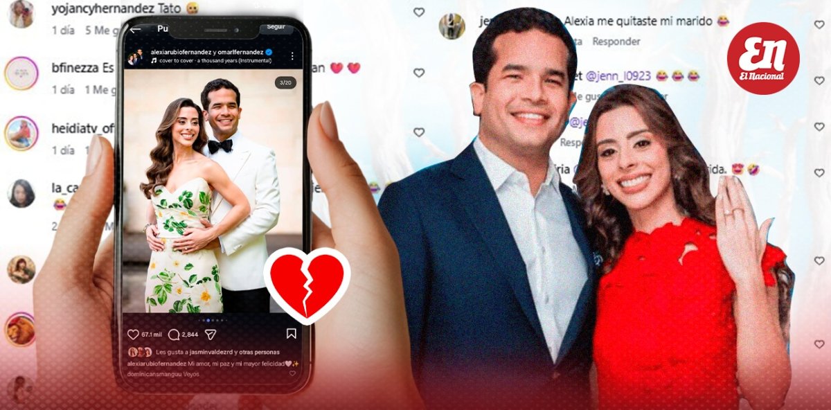 Me quitaste mi marido”: la ola de comentarios que dejaron las fotos de Omar Fernández y su esposa