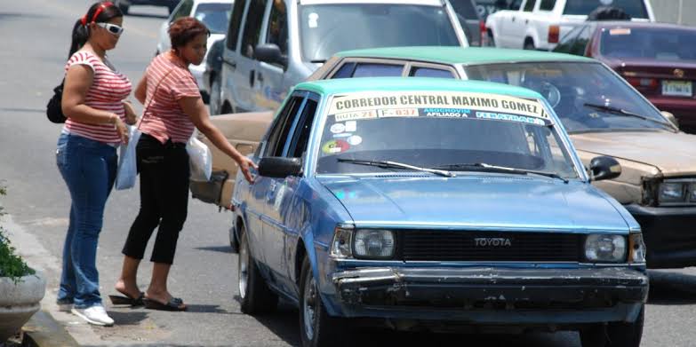 La circulación nocturna de los vehículos