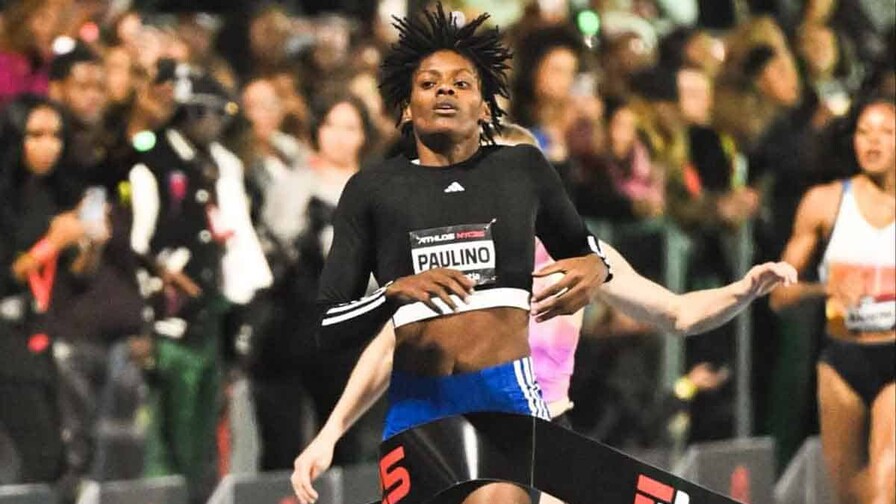 Marileidy Paulino gana y establece récord en la cita de Doha de la Liga Diamante