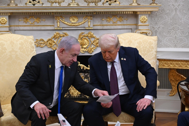 Donald Trump y Netanyahu se reúnen por primera vez desde el estallido de la guerra en Oriente Medio