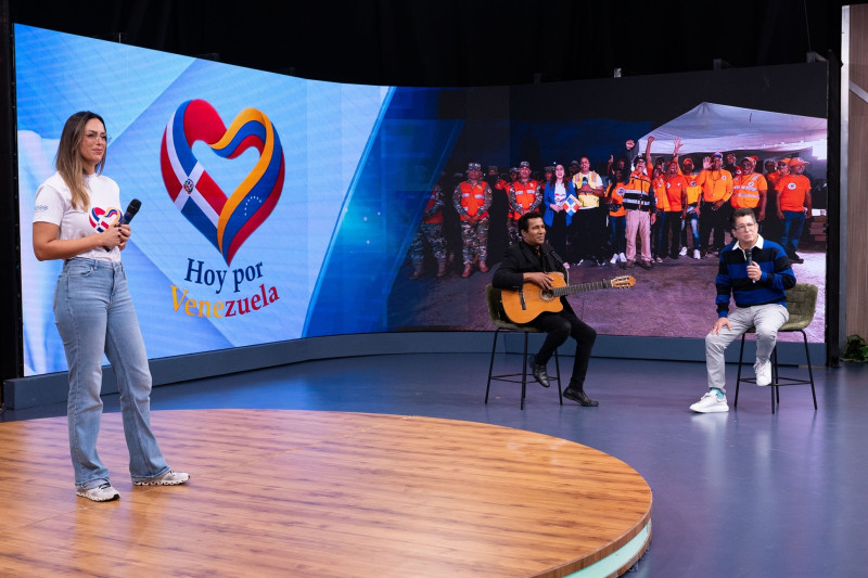 La TV dominicana se une por Venezuela en una jornada sin precedentes que recauda toneladas de insumos
