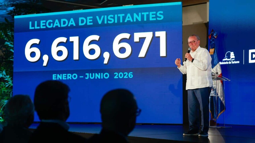 El país recibió 6.6 millones de visitantes en el primer semestre
