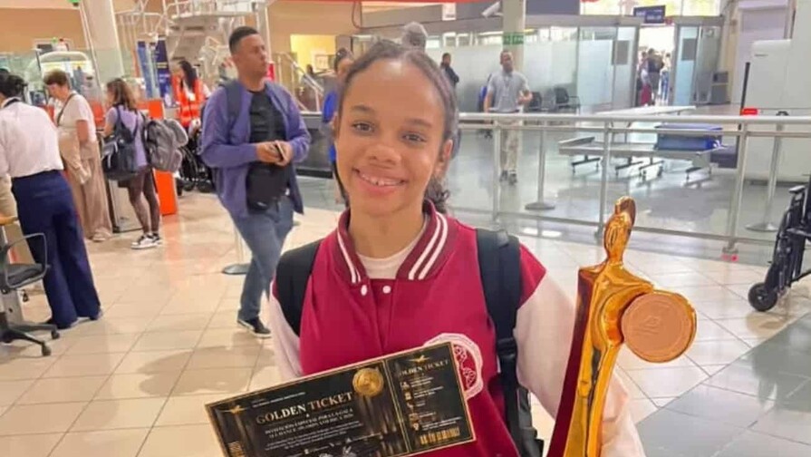 Niña dominicana, campeona de ballet en Panamá